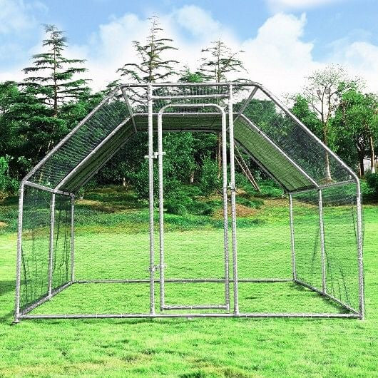 9.5 x 12.5 Feet Large Walk In Chicken Coop Run House