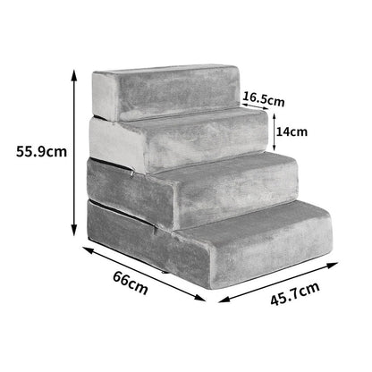 PaWz Pet Stairs 4 Step Ramp Portable X-Large-1