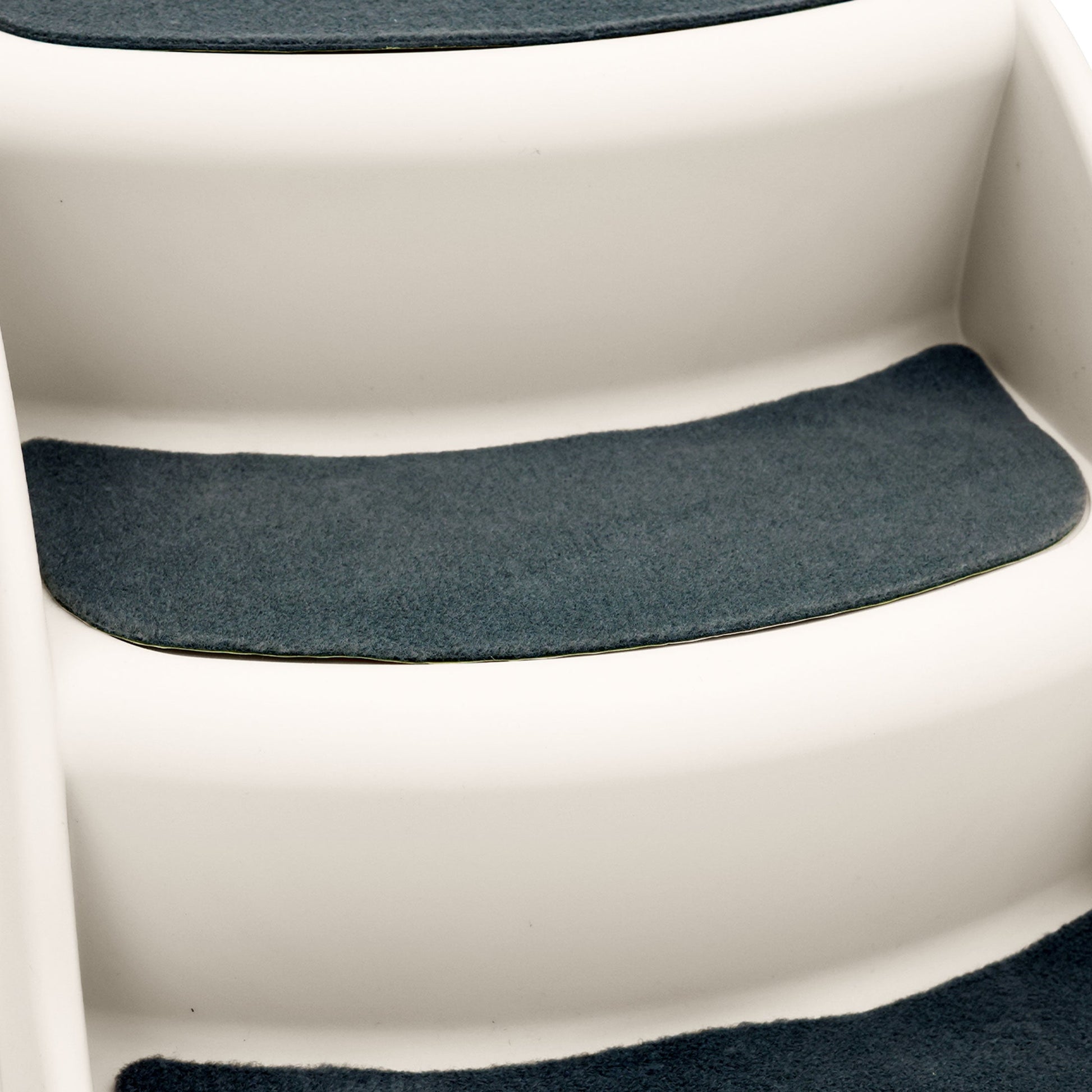 NNEDPE 38cm Foldable Pet Stairs Ramp - White-2